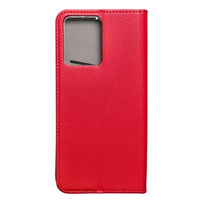 Etui Z Klapką Magnet Xiaomi Redmi Note 13 5G Czerwone + Szkło 9H
