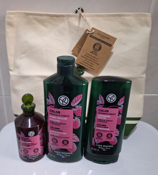 Conjunto Cor + Bolsa Vinagre de Framboesa Yves Rocher