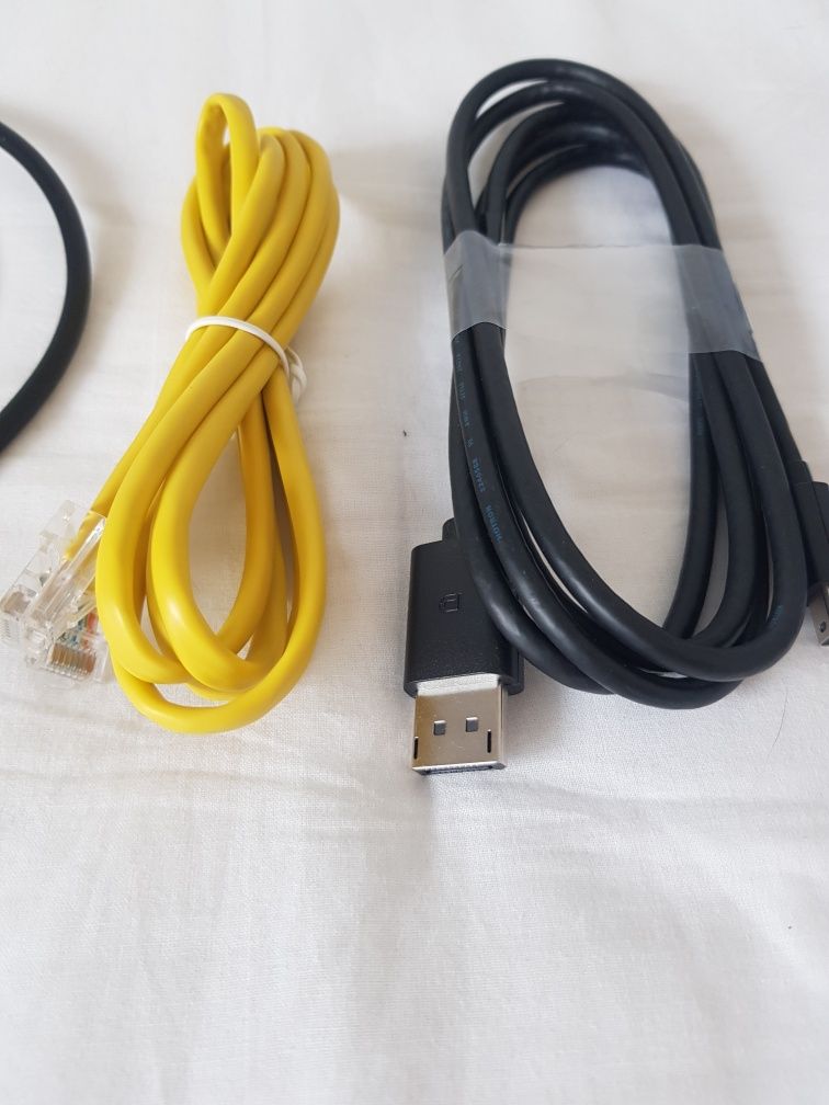 Zestaw kabli HDMI TV Ethernet Monitor i części PC