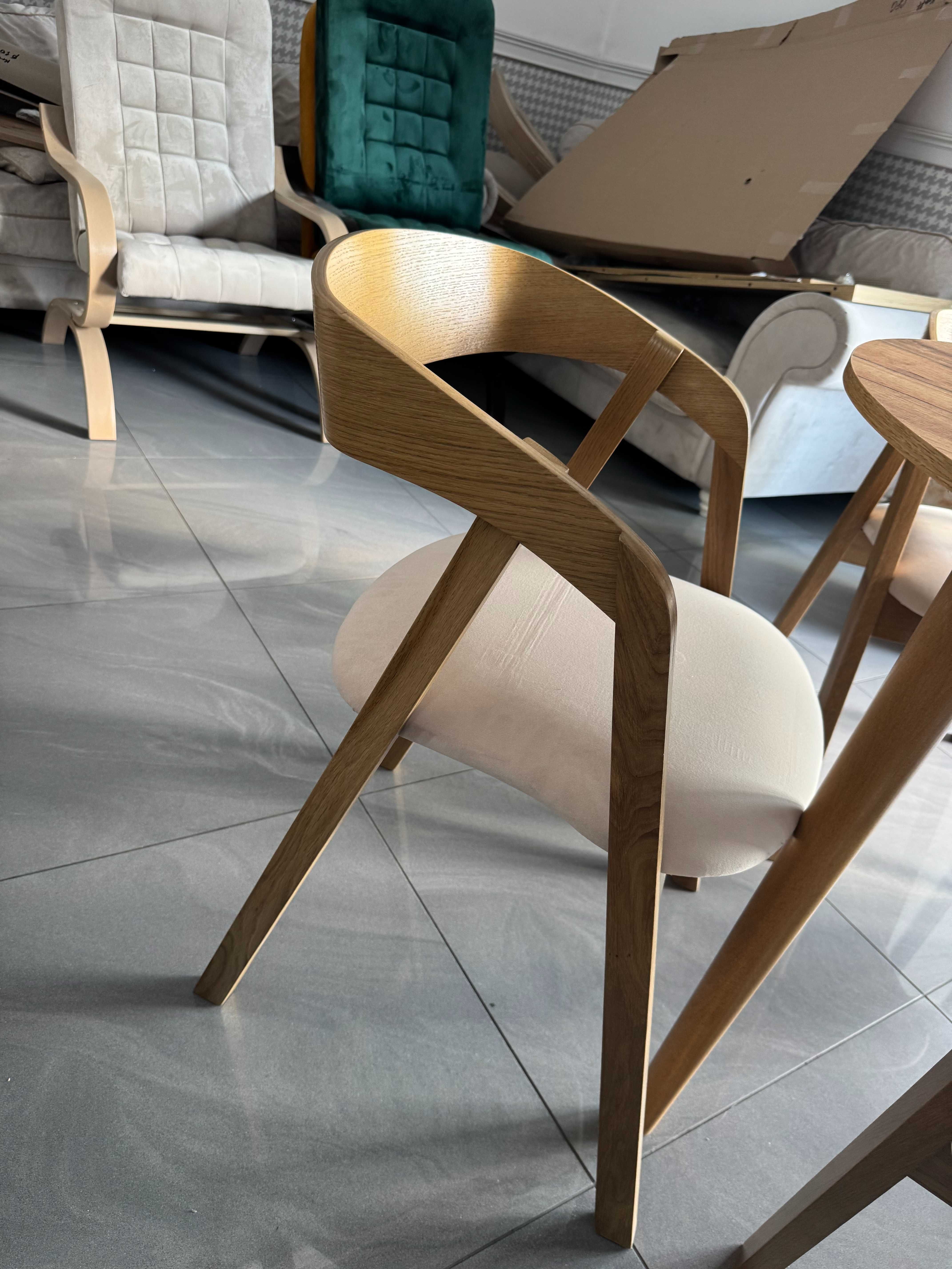 Zestaw mebli Stół FI 100 cm + 4x krzesło