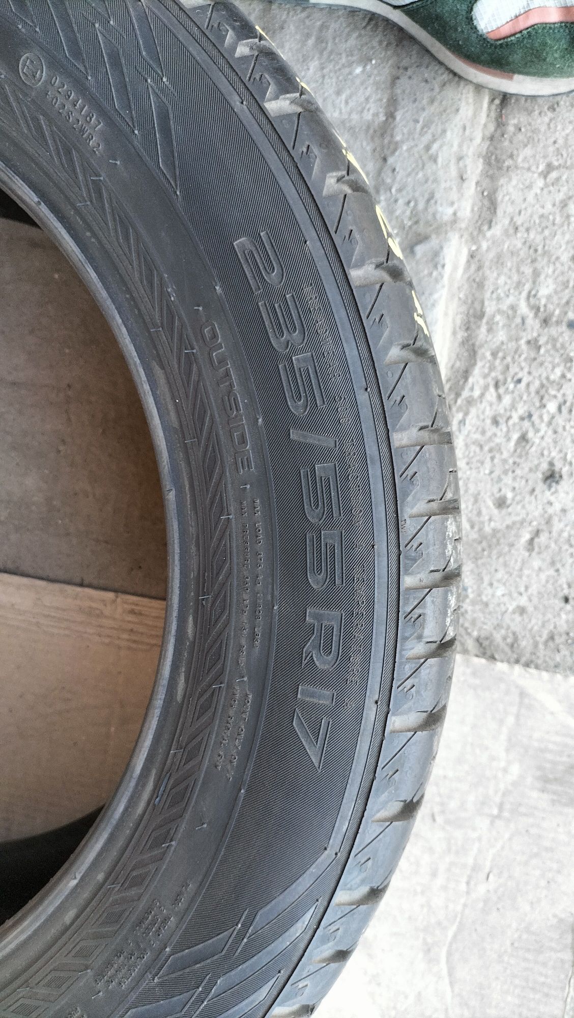 Шини r17 235/55 Nokian Tyres 2021рік Hakka Blue2 suv літо літні