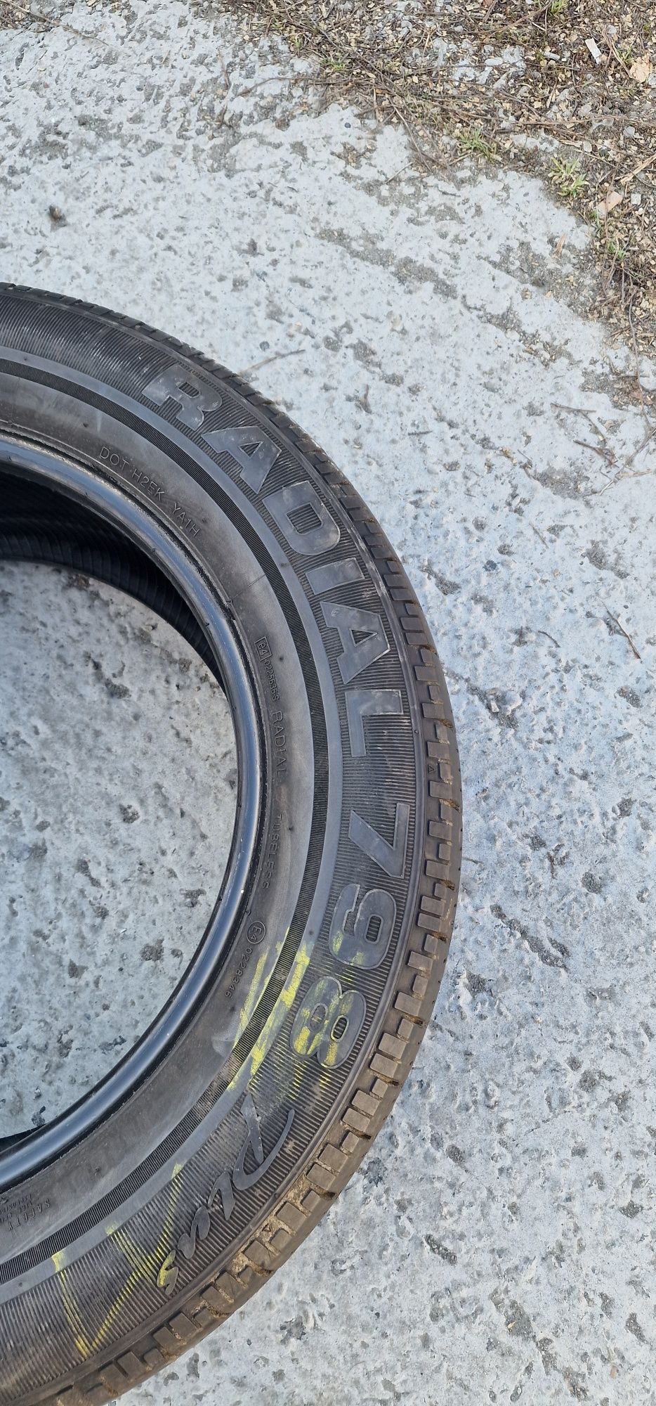 Літо 235/60/R17 7.4 мм 4шт Kumho Radial Колеса Резина Шини Склад