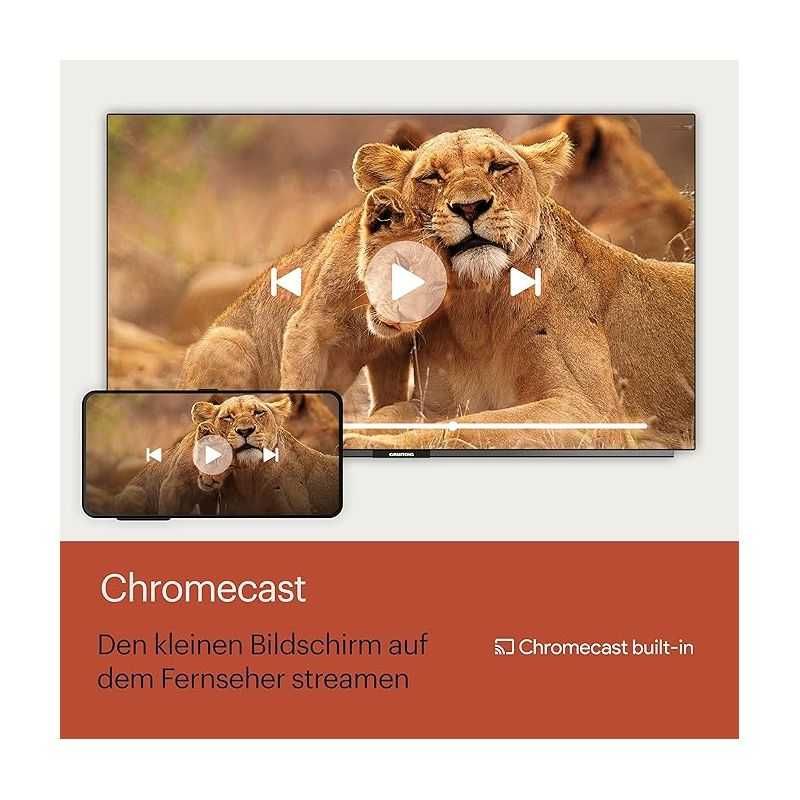 Акція! Телевізор Grundig 55 VOE 73 55" (4К Android TV T2/S2 32W)