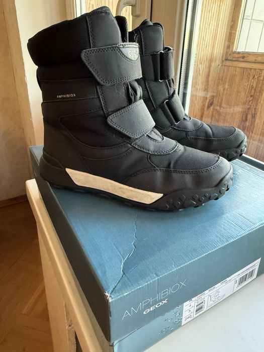 Термо ботинки зимние GEOX Trekky 35 размер , 22,5 см