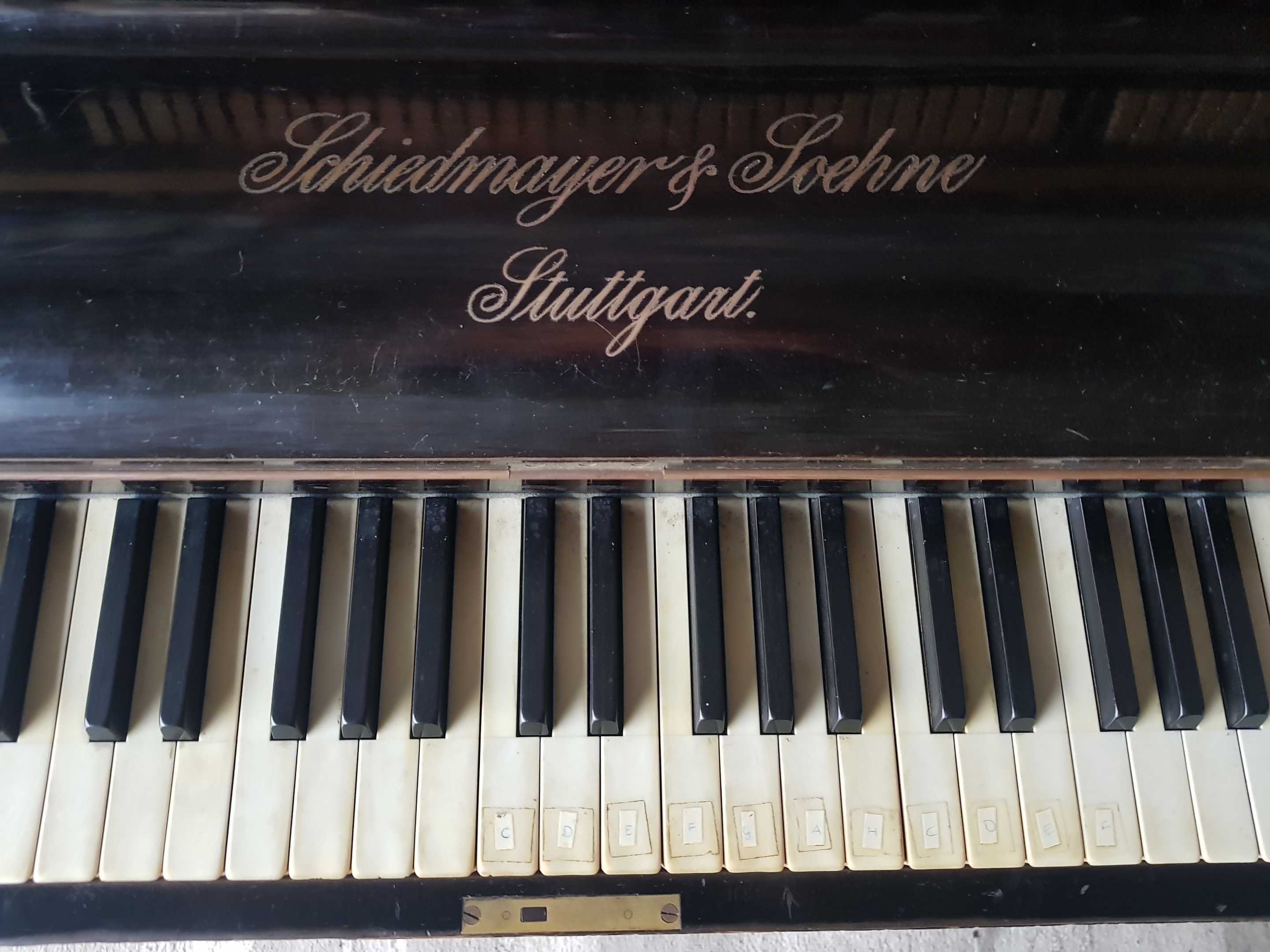 Pianino Schiedmayer Stuttgart