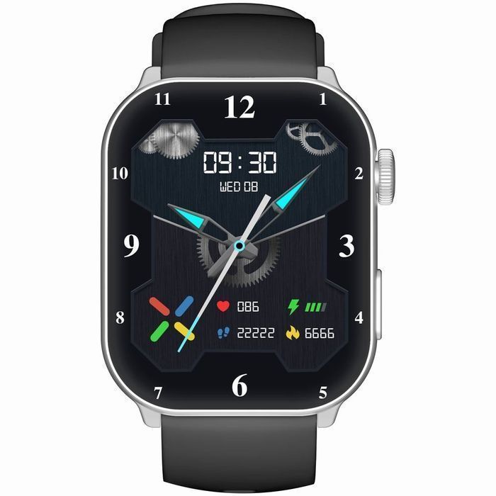 Smartwatch Damski GRAVITY GT28-9 Pasek + Bransoleta Czarno Srebrny