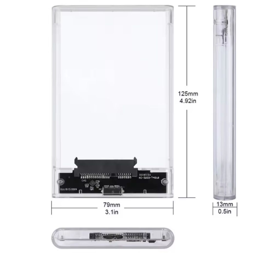 Зовнішній Карман для HDD, SSD 2,5" USB 3,0 Високошвидкісний.