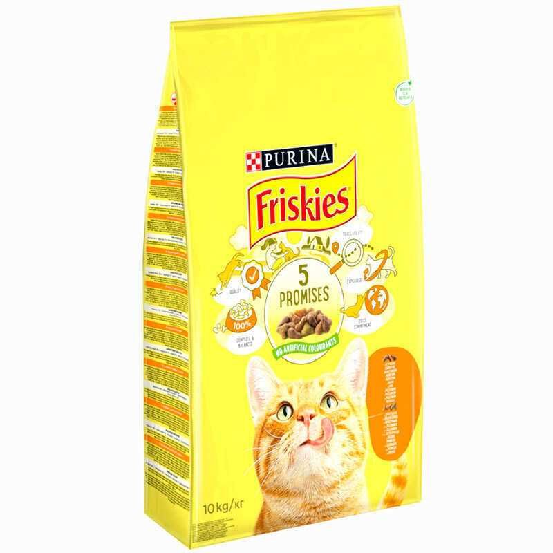 Friskies (Фріскес) 10 кг для котів. 4 Види Сухого корму Purina Фріскас