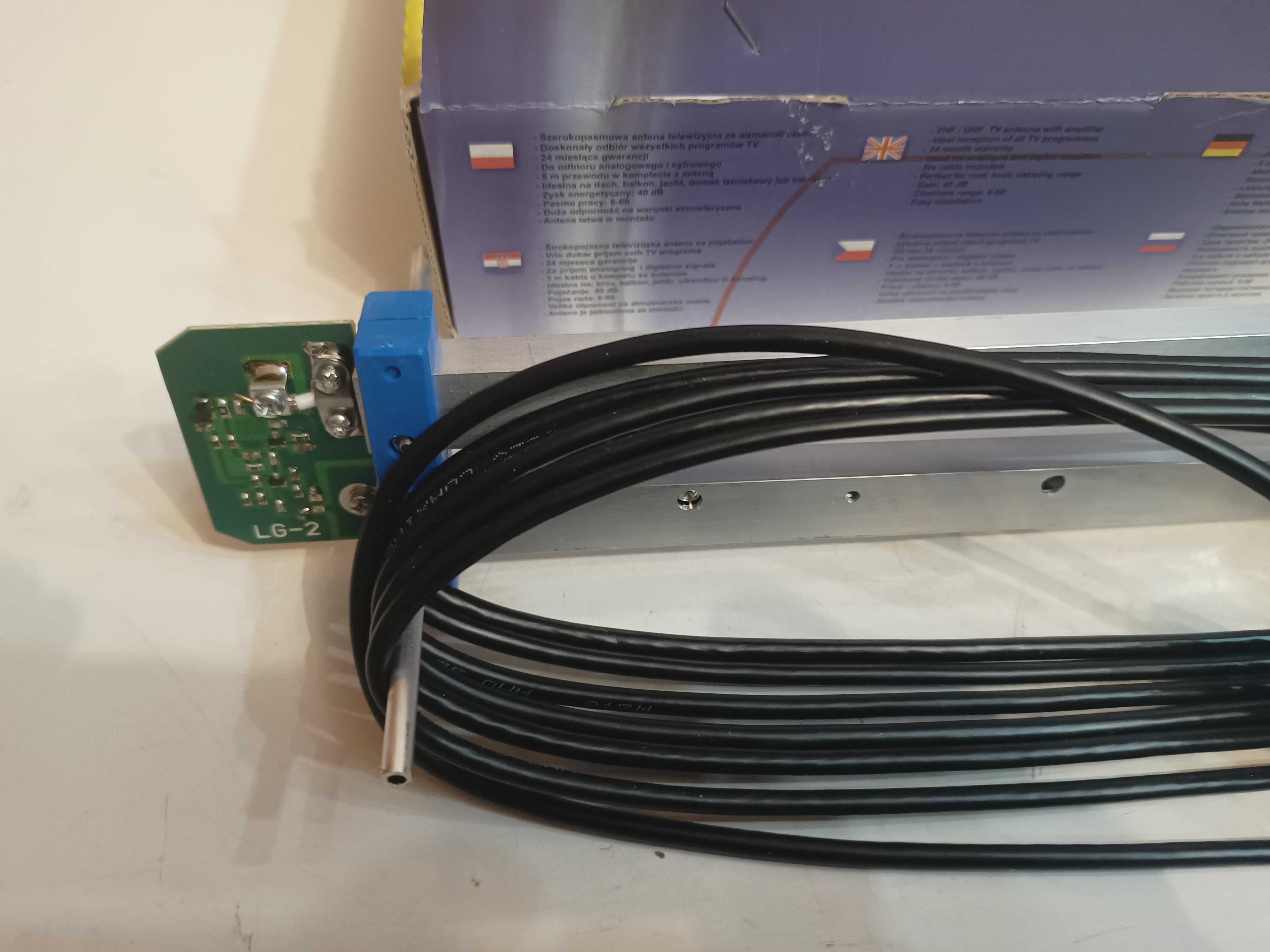 Antena DVB-T2 - combo  6LOG HV , aktywna - TV Republika