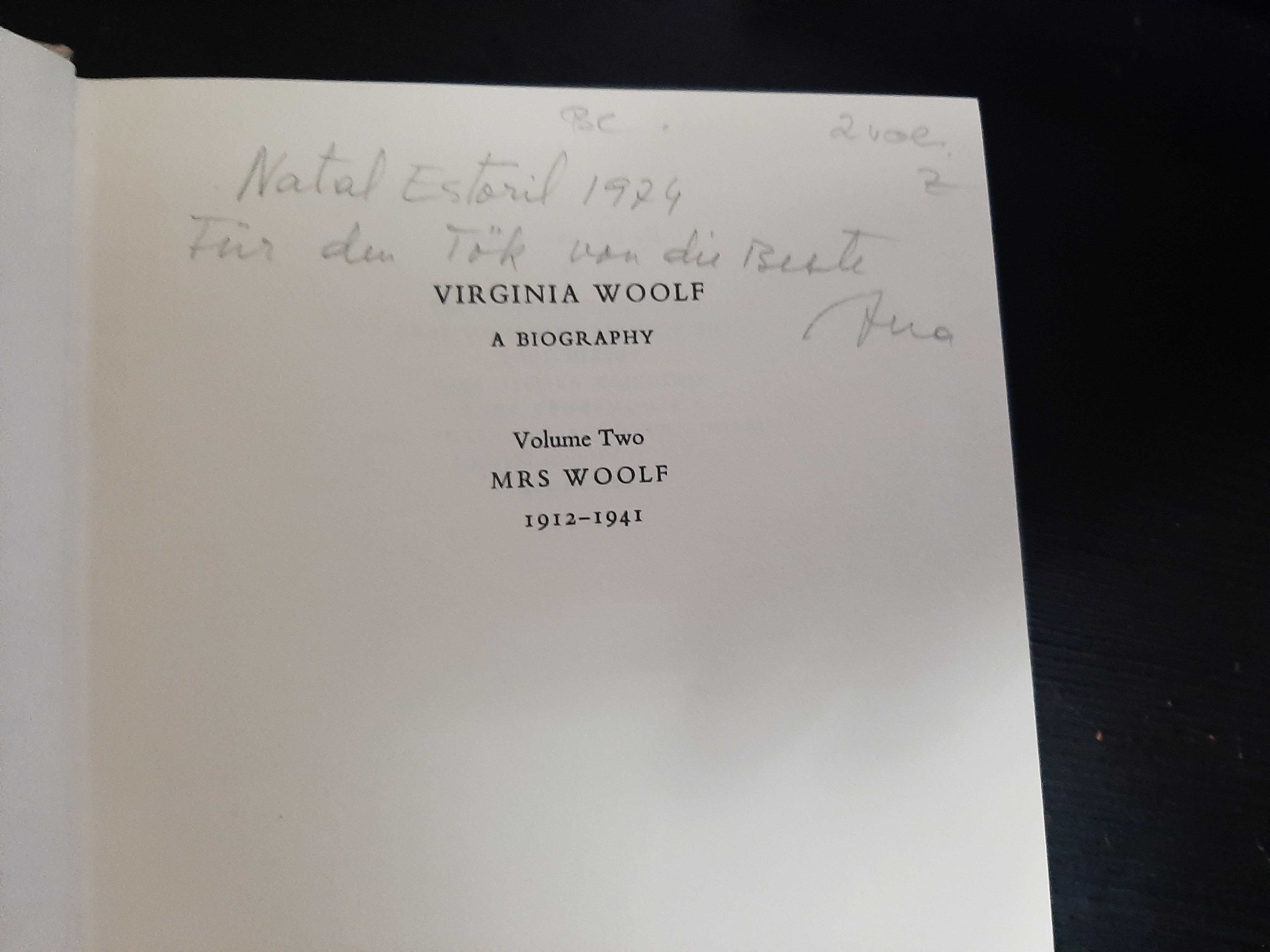 Quentin Bell - Virginia Woolf: A Biography - 2 Volumes - Hogarth Press