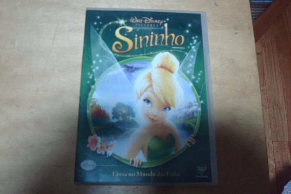 10 dvds originais disney,sininho,etc