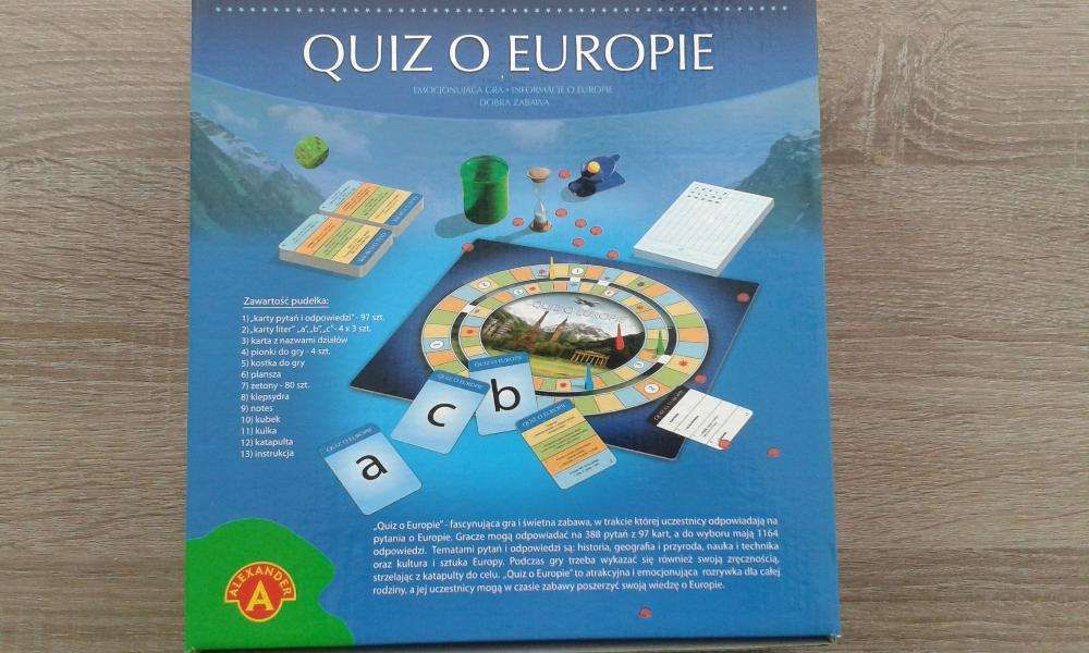 Gra Quiz o Europie