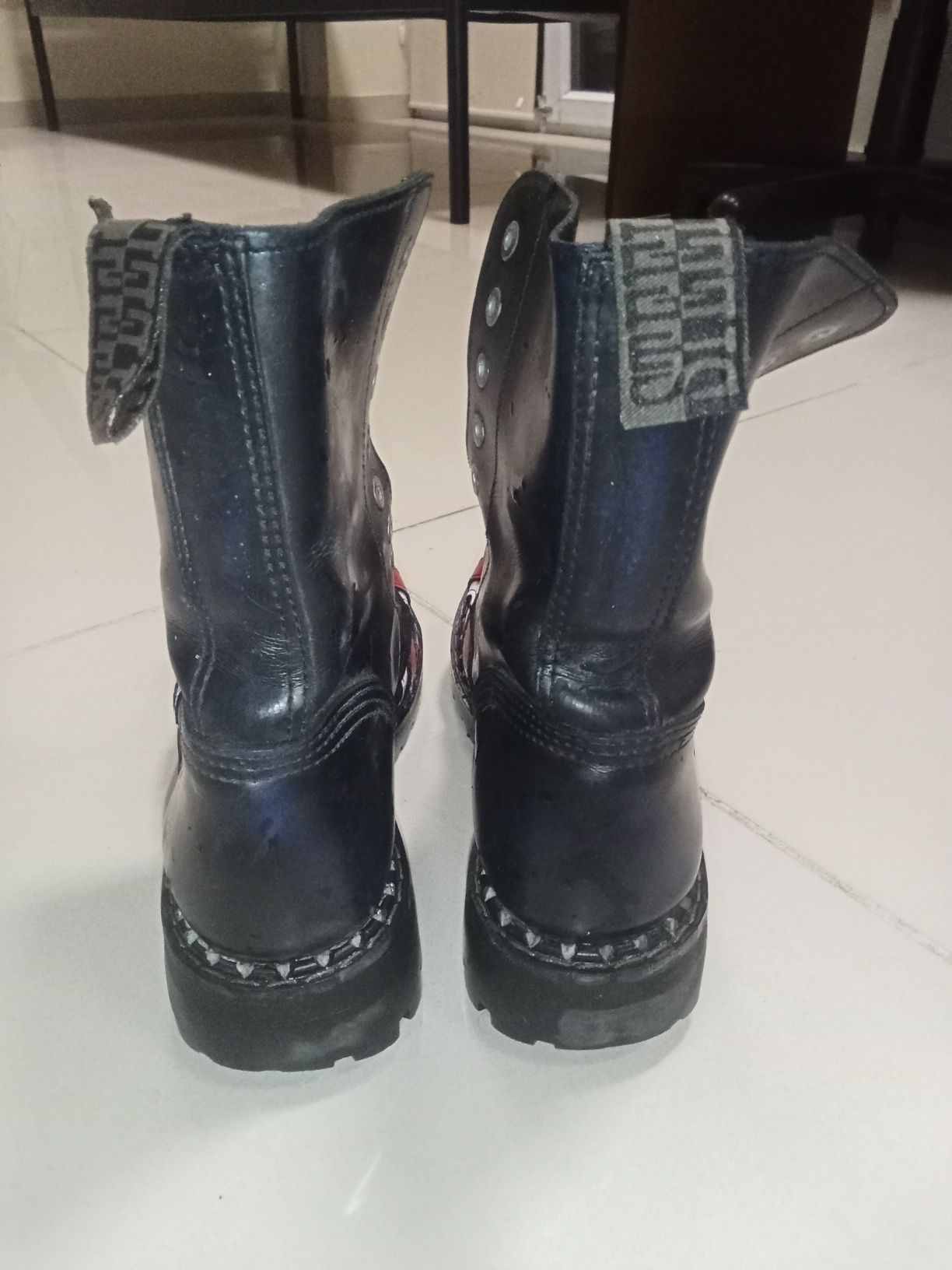 Берцы стилы 37 размер Steel Boots 10 Eyelets British Flag ботинки ориг
