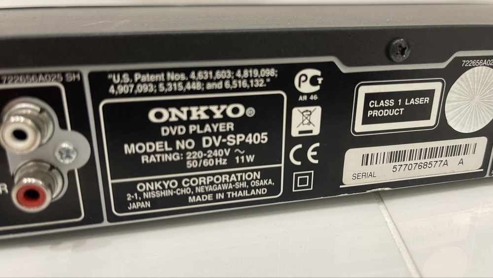 DVD player ONKYO model; DV-SP 405 Pilot oryginalny