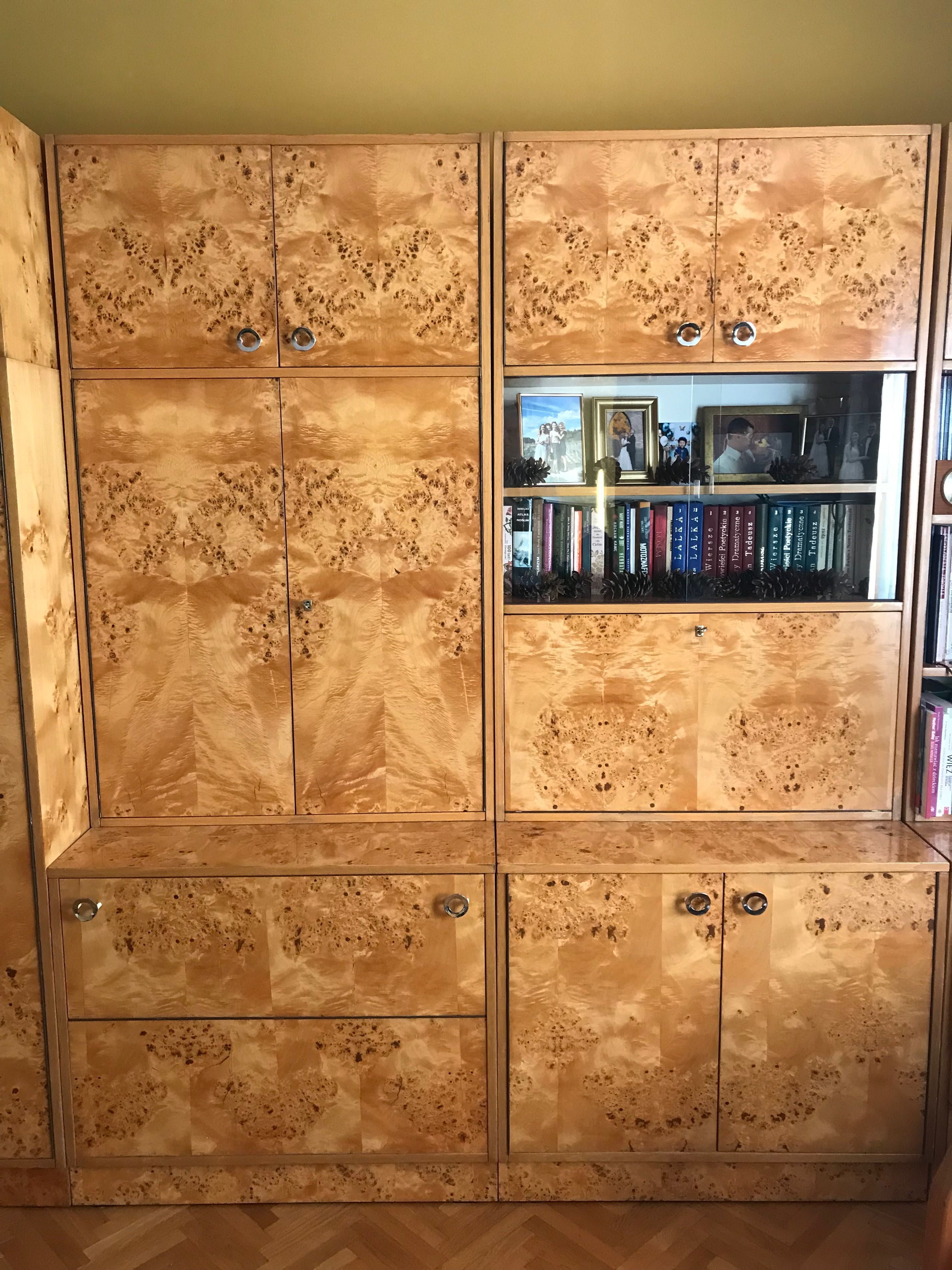 Meble CZECZOT Wysoki Połysk ART DECO stan bardzo dobry Salon PRL Ideal