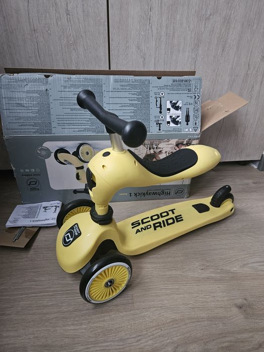 Самокат-біговел Scoot and Ride Highwaykick-1 Лимон