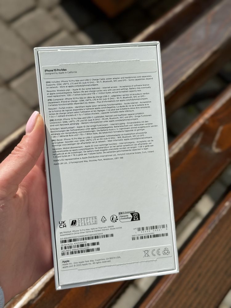 iphone 15 pro max 256