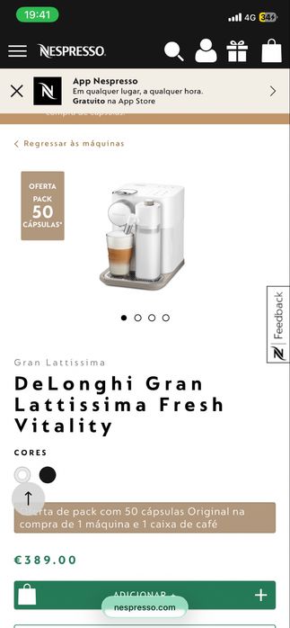DeLonghi Gran Lattissima Fresh Vitality