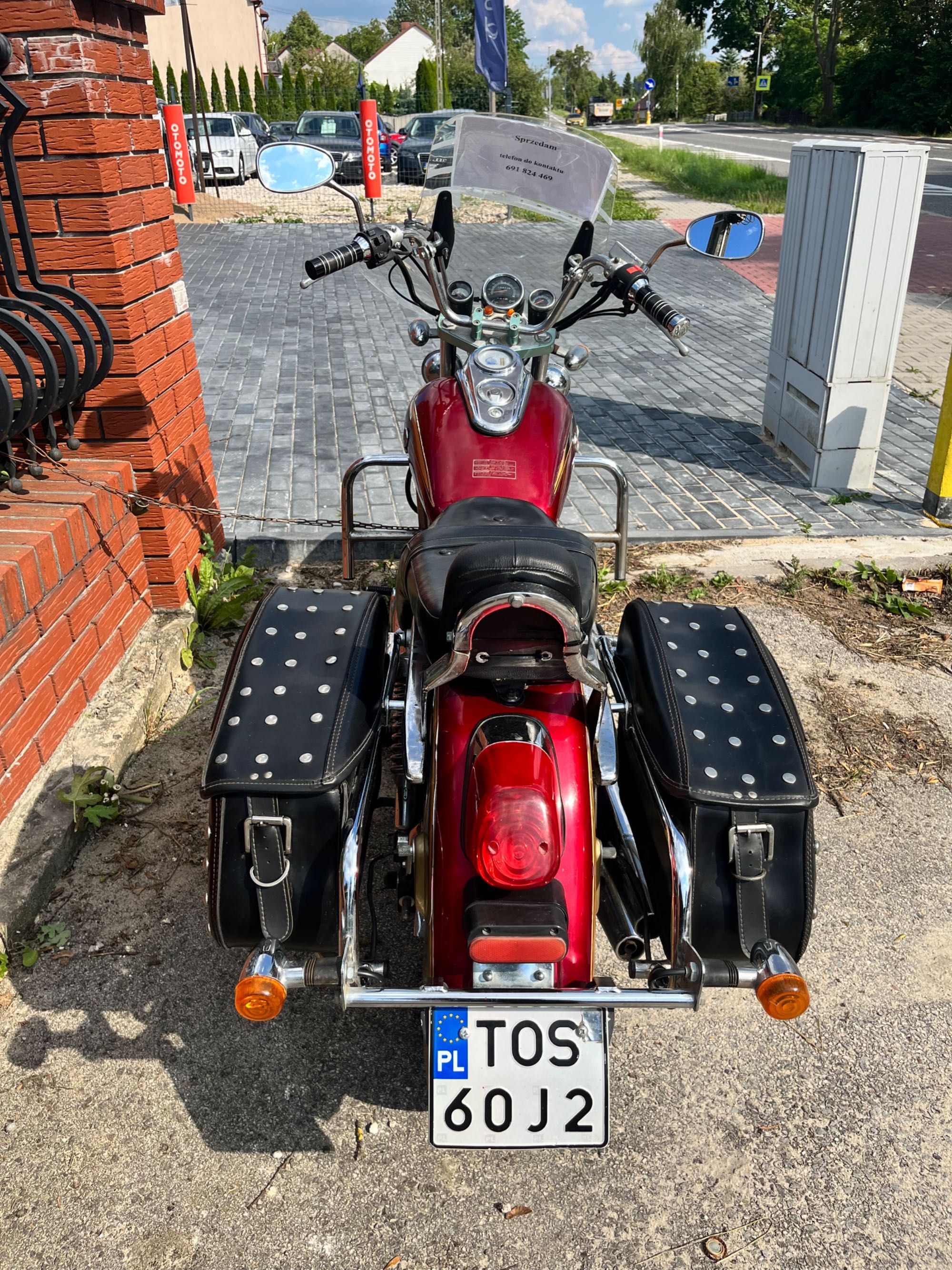 Motocykl chopper - wektor