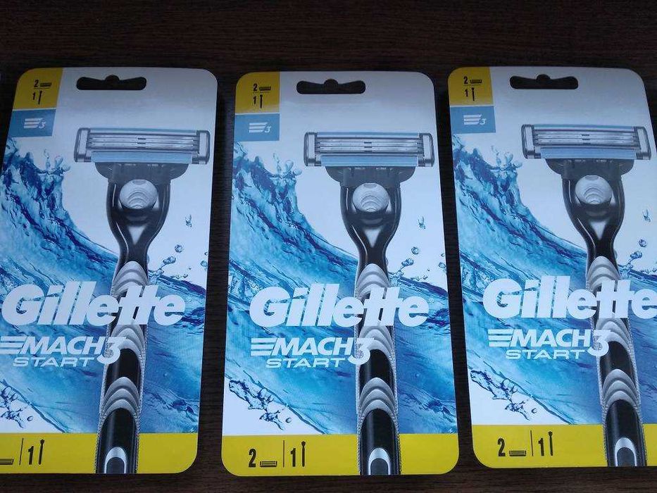 Gillette Mach3 start rączka i 2 ostrza - wysyłka transport