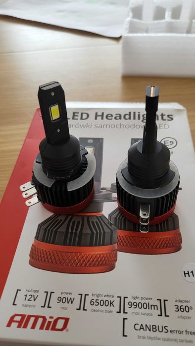 Żarówki Amio H15 90 W 2 szt. 6500K