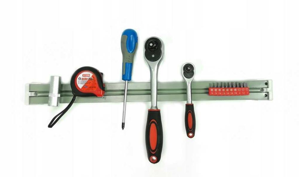 LISTWA MAGNETYCZNA WARSZTATOWA Na Narzędzia 50 cm Śrubokręty Klucze