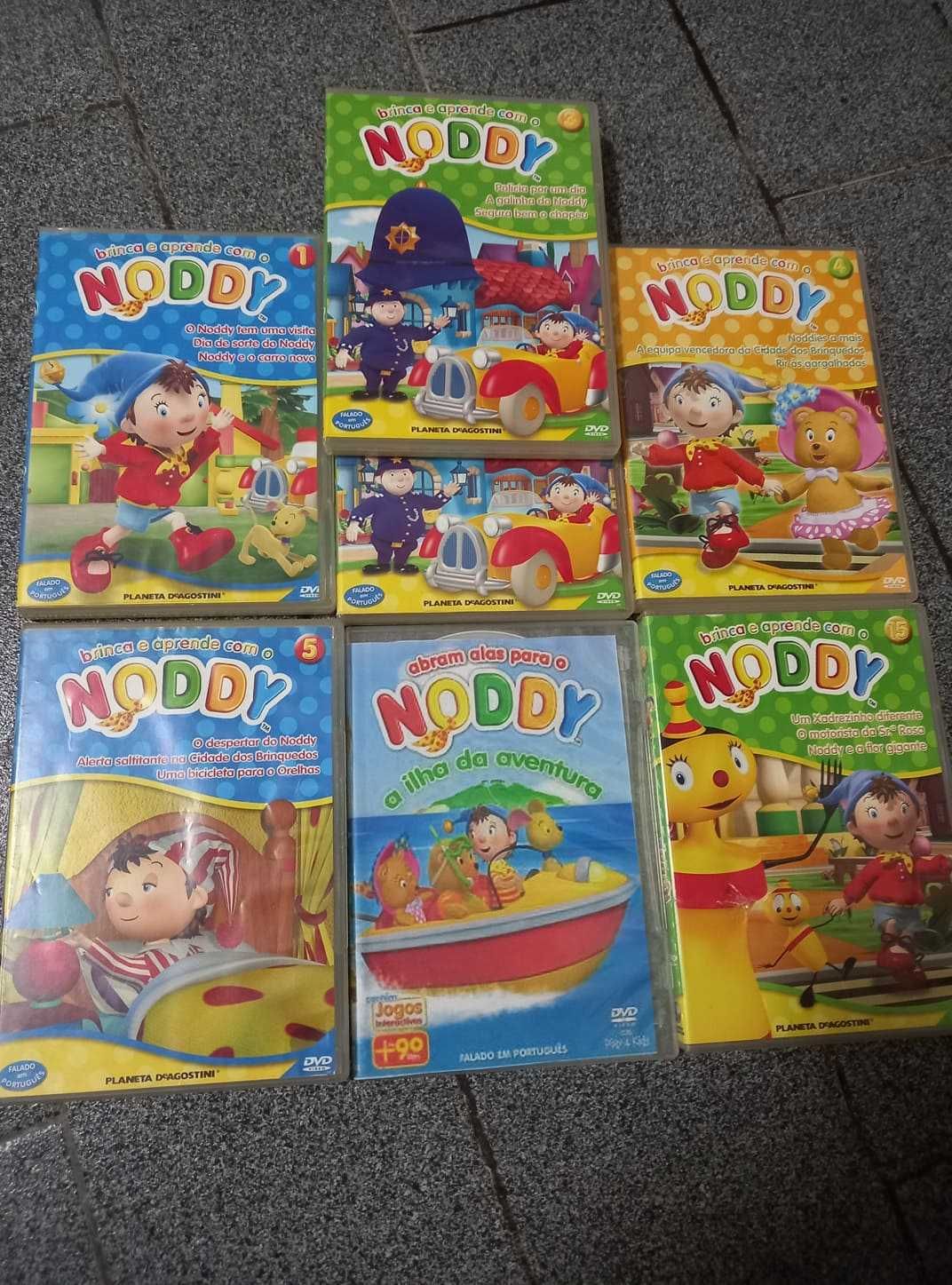 7 DVD da serie infantil Noddy