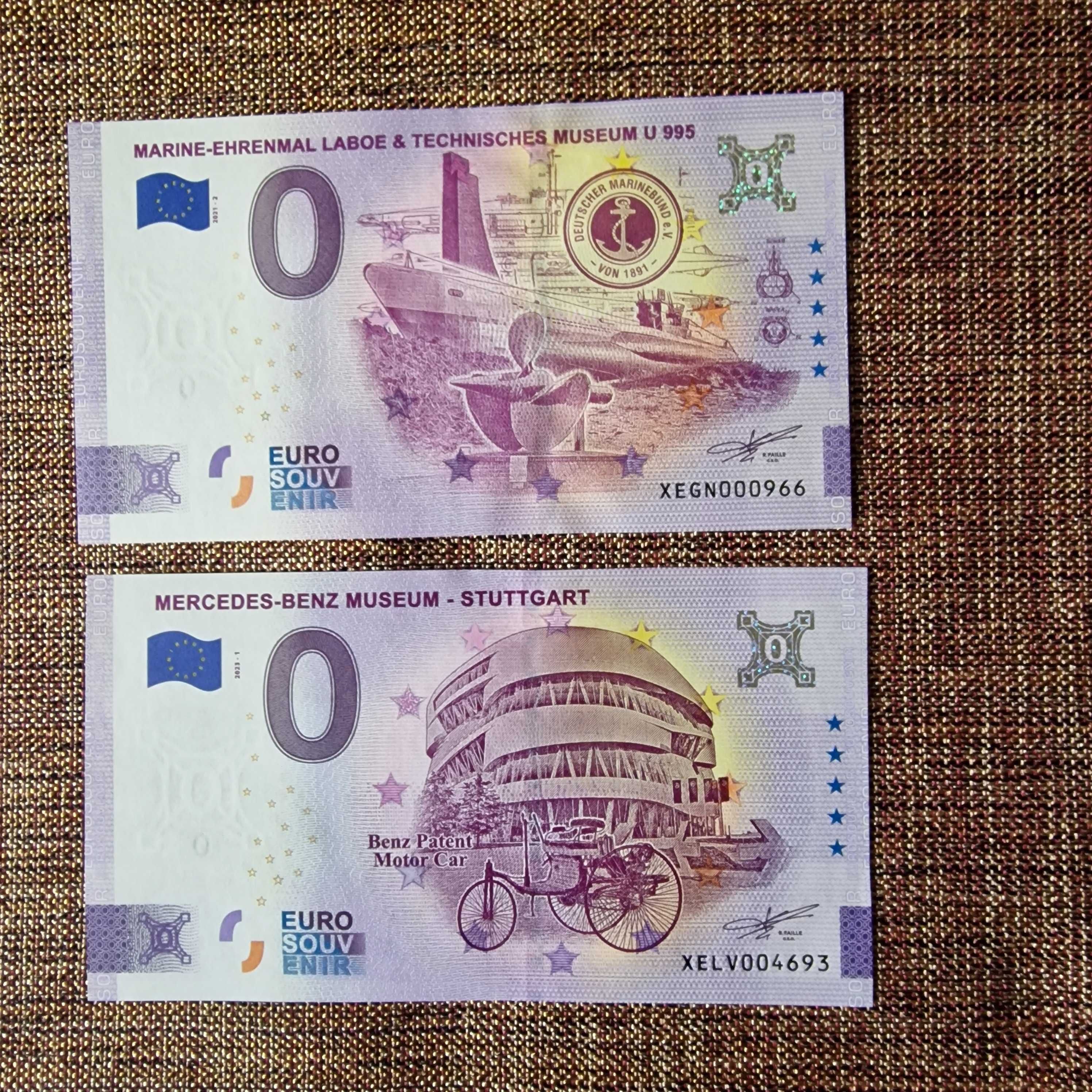 Банкнота 0 евро.