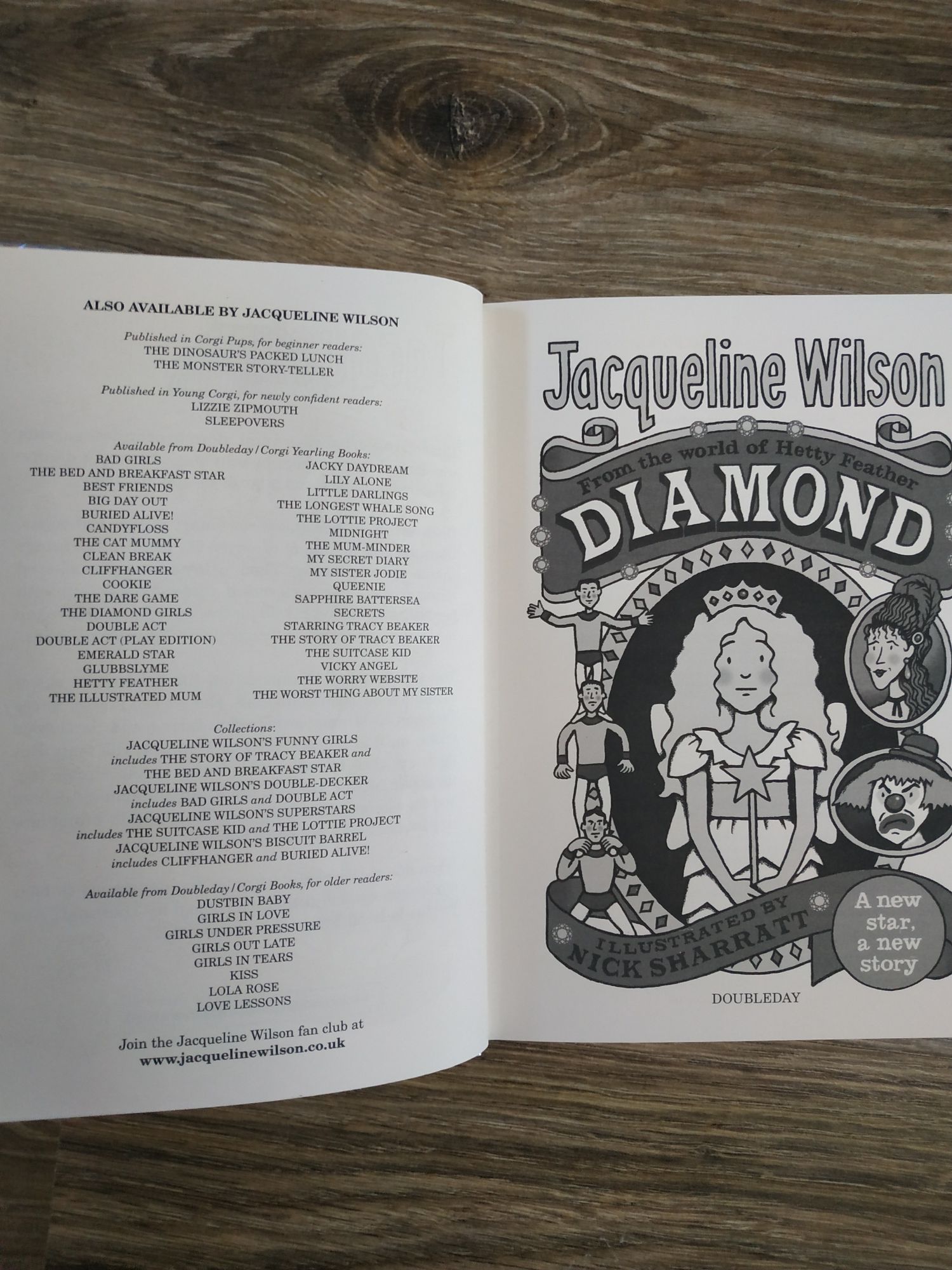 Jacqueline Wilson. Diamond. Жаклін Вілсон. Діамант.