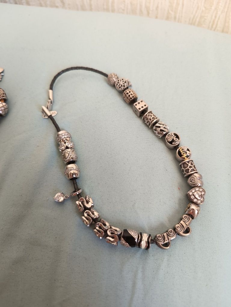 Zawieszki beads murano srebro 925 apart