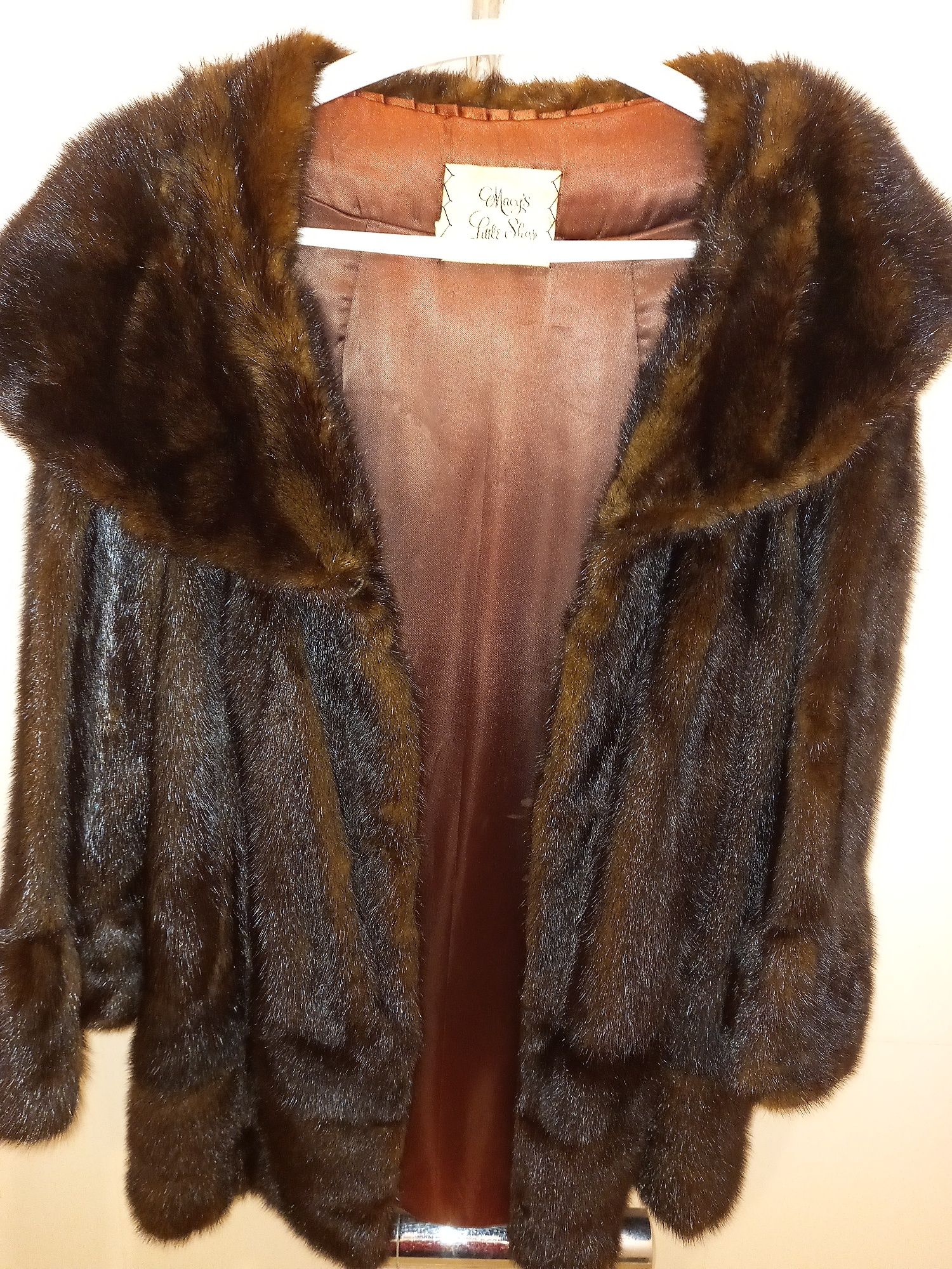 Шуба норковая Macy's Little Shop р 46-48