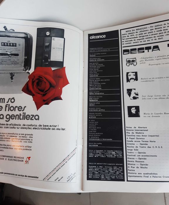 Curiosidades/Raridades - Revista "Alcance" N° 1