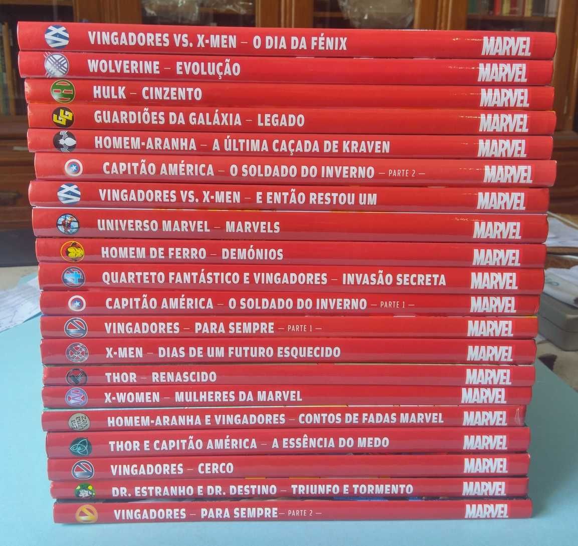 Coleção UNIVERSO MARVEL Ed. Levoir 20 volumes impecáveis.