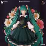 Hatsune Miku - figurka inspirowana wirtualną piosenkarką.