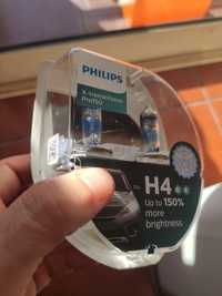 Kit de luzes H4 Philips X-tremeVision Pro150 - Novo