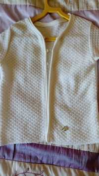 Biały sweterek komunijny
