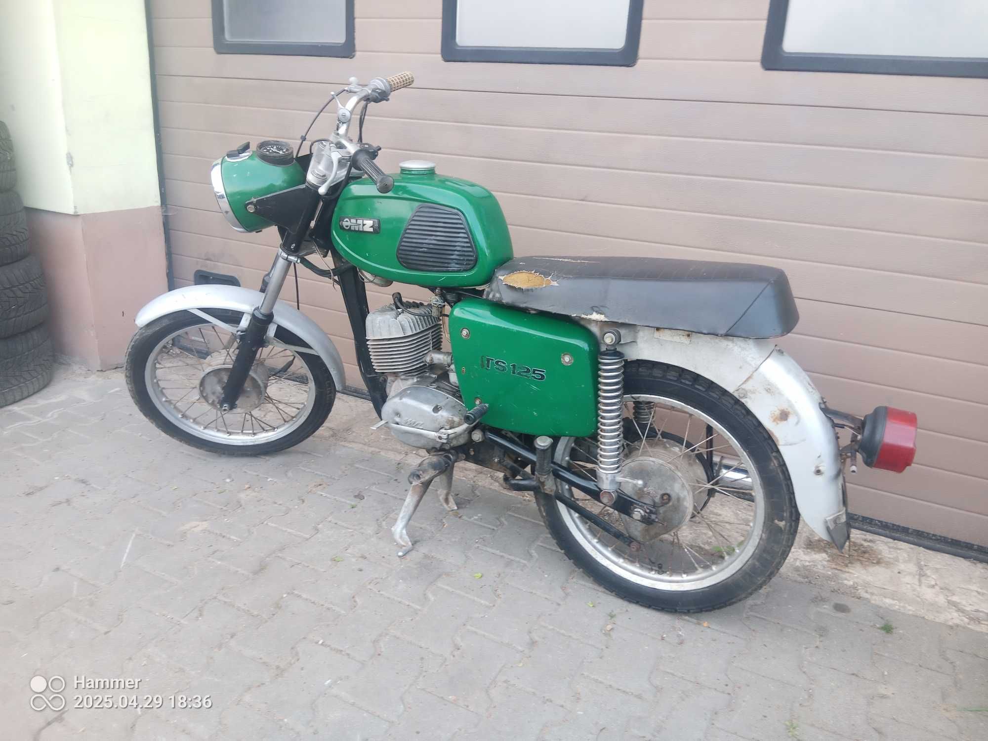 MZ TS 125 Dokumenty Oryginał