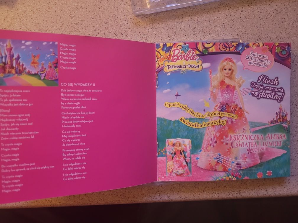 CD Barbie Tajemnicze drzwi Piosenki z musicalu 2014 Mattel