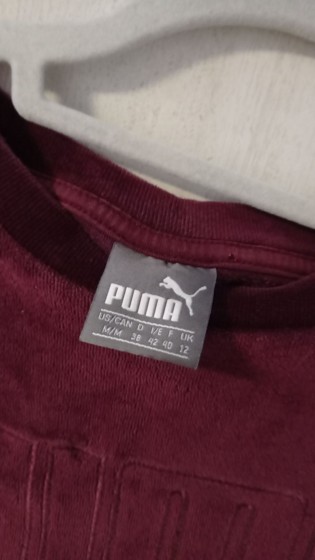 Bordowa Bluza Puma