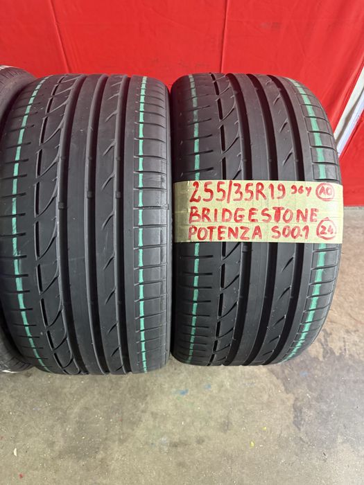 Pneus 225/40/19 + 255/35/19 Bridgestones Todos Iguais Impecaveis