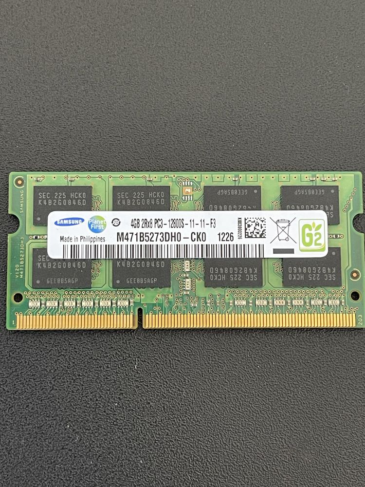 Оперативна памʼять для ноутбука Samsung 4GB DDR3 M471B5273DH0-CK0