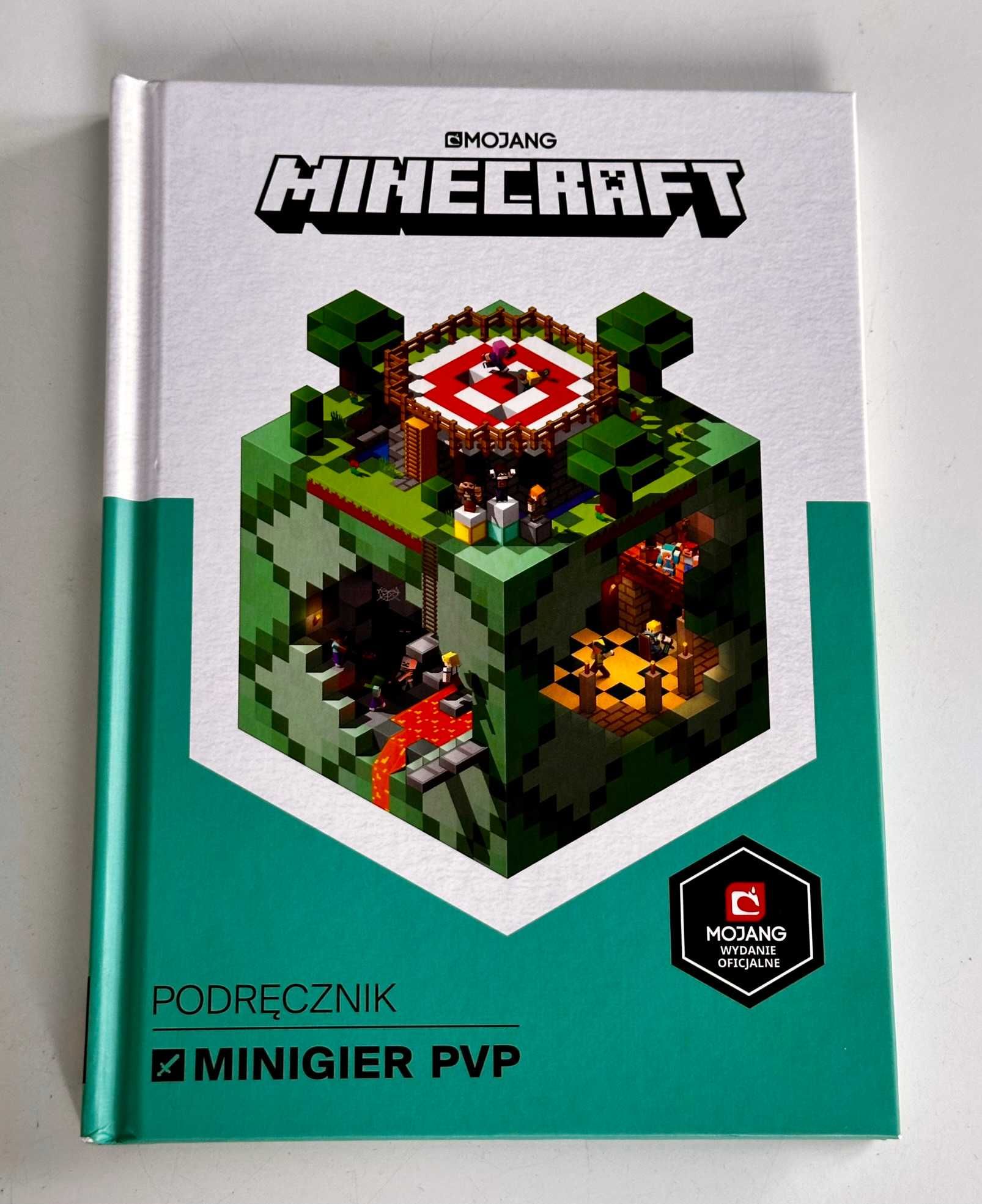 książka Minecraft Podręcznik Minigier PVP - Mojang - nowa