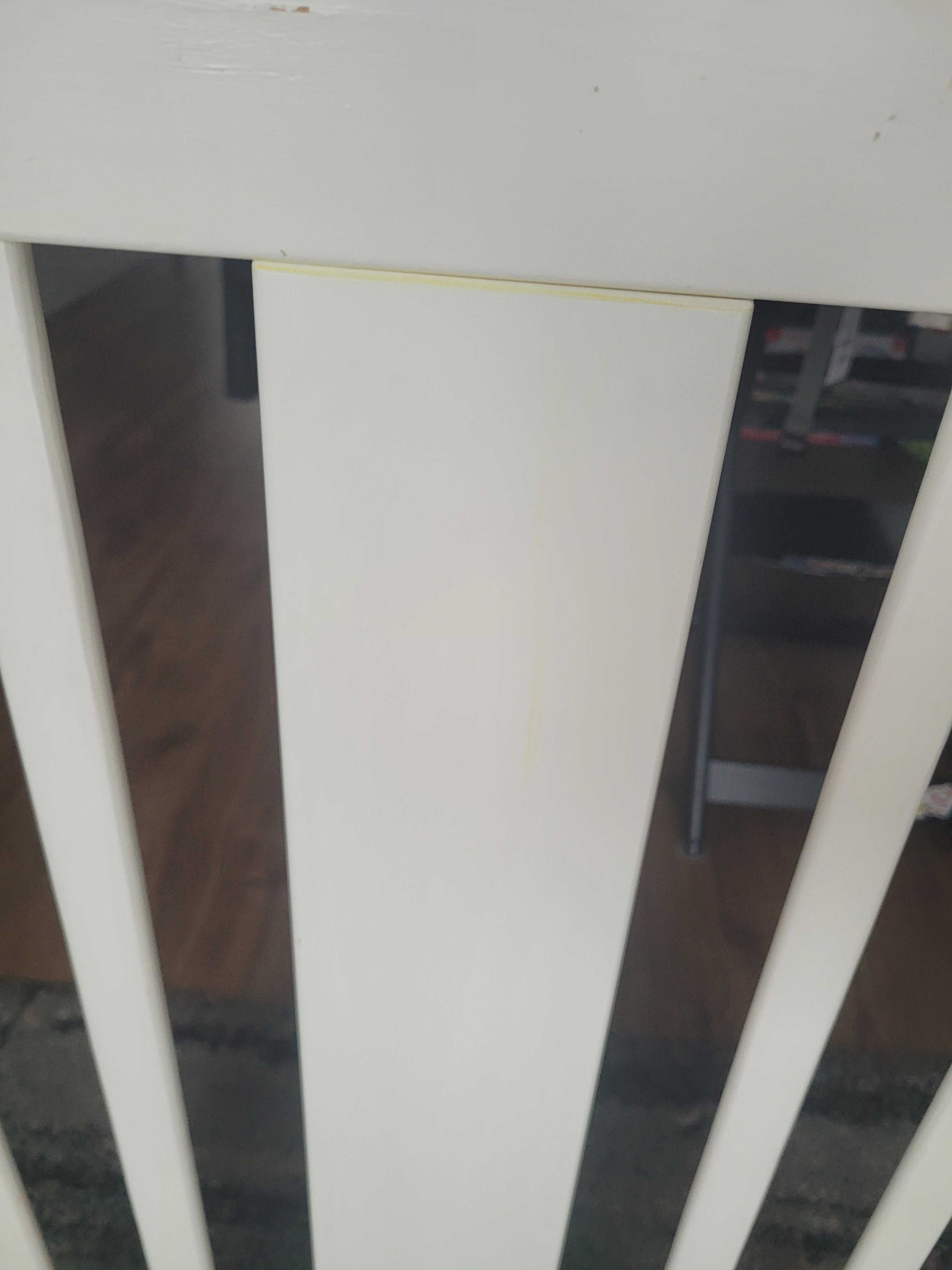 Łóżeczko Star Cot 120*60 białe Woodies, przewijak , szuflada , materac