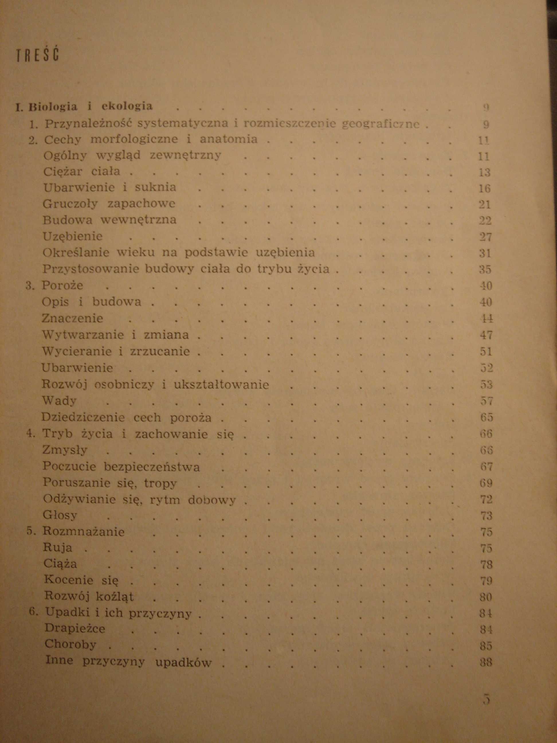 Sarna Z. Pielowski i Łowiectwo dla leśników i myśliwych T. Pasławski