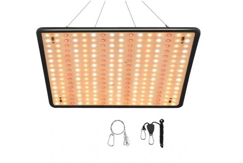 Lampa LED UV do Uprawy Roślin Warzyw Szklarnia 30 W 30 x 30 cm 2 sztuk
