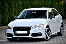 Audi A3 BIAŁA 2.0TDI 150KM 16r S-LINE NAVI BiXenonLED Klimatronic Oryg.LAKIER!