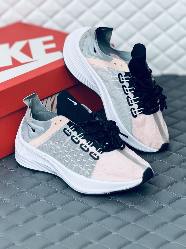 Кроссовки женские Nike exp-14 grey-nude кросовки Найк весна