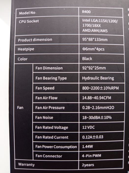 Кулер PcCooler R400 BK