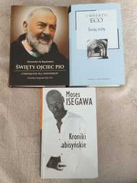 "Święty Ojciec Pio"; "Imię róży"; "Kroniki abisyńskie"