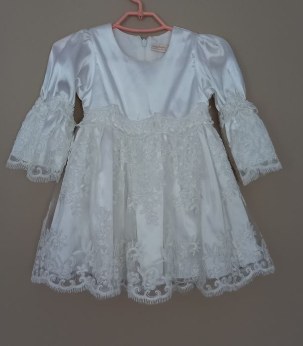 Sukienka do chrztu 62/68 wraz z dodatkami